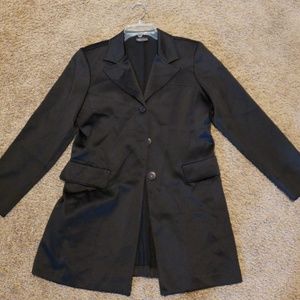 Black professional overcoat